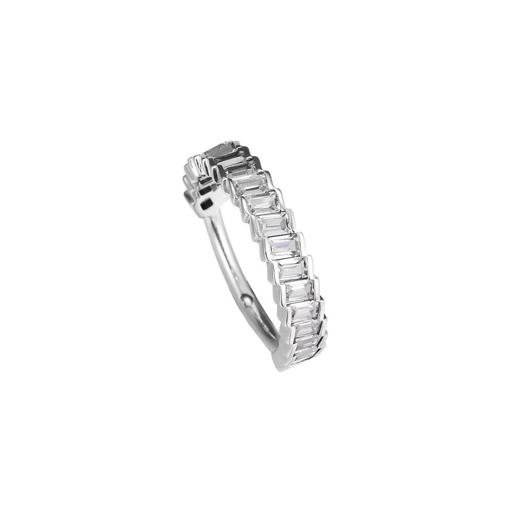 

100% 925 Sterling Silver Glacial Beauty Ring for Women DIY Fine Jewelry SR189