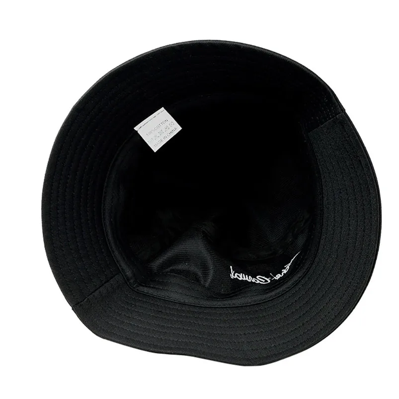 Winter Women Men Couple Fashion Fisherman Hat Unisex Embroidery Letter Hat Fashion Wild Sun Protection Cap Outdoor Hot H04 (3)