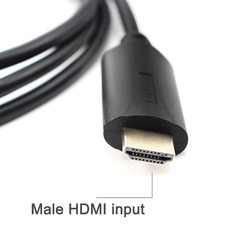 Кабель адаптер Wiistar HDMI VGA переходник штырь 1080P цифро аналоговый аудиокабель для ПК