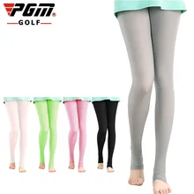 PGM Для женщин шелк льда солнцезащитный крем Штаны Лето Sunproof вискоза один размер анти-пиллинг Для женщин Гольф шаг ногой Леггинсы для женщин Spodnie