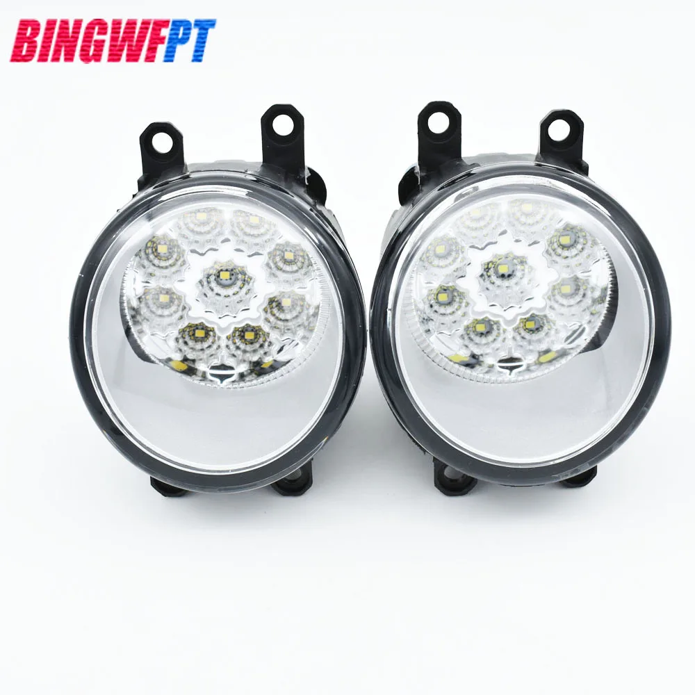 1 Pair Left & Right 9 LED Front Driving Fog Light Lamp For Lexus RX350