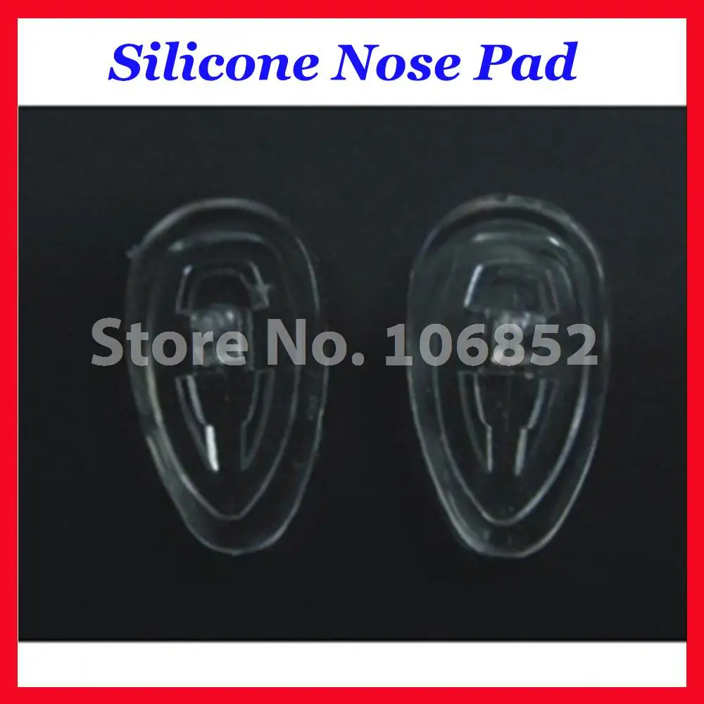 

Teardrop type Silicone nose pads size 15mm 16mm 17mm screw-in or push-in type optional