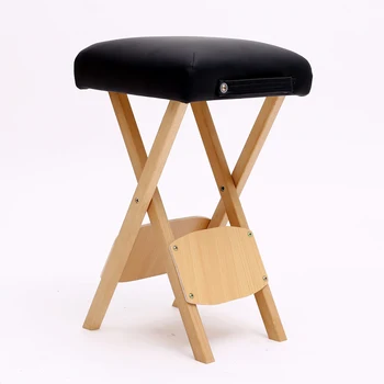 

Foldable Stool Beauty Massage Technician Stool Portable Thickening Sponge Square Stool Barber Chair Folding Taburete