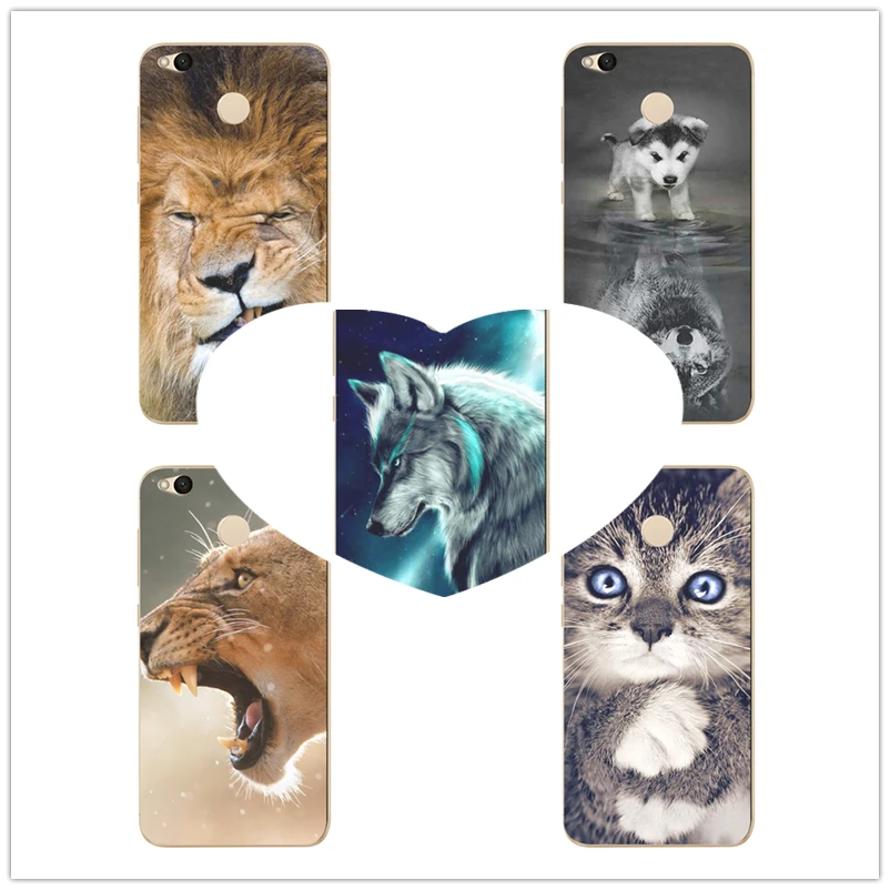 Чехол для Xiaomi Redmi 4X Note 4 4A 3 силиконовый чехол heroic spirit wolf lion TPU Mi A1 Pro телефона D133 |