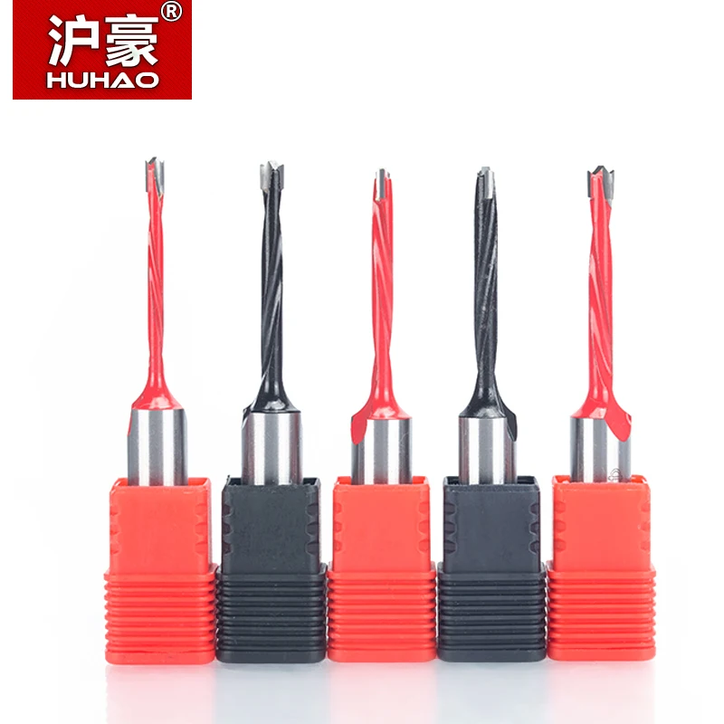 HUHAO 1pc Industrial Grade Wood Drill Bit 70mm Length Router Bits for wood row drilling for boring machine 3mm-8.5mm endmill