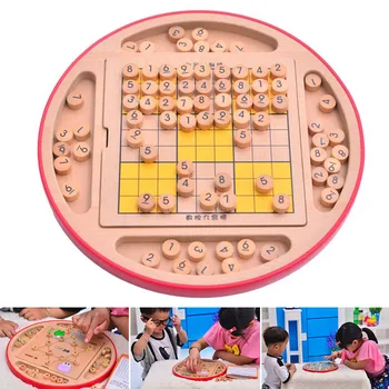 

Multi-function Wooden Chinese Checkers Smooth Aeroplane Chess Family Game Parents with Kids BM88