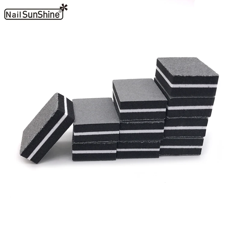

100pcs/lot Professional Nail File 100/180 Mini Square Sandpaper Nail Sanding Blocks Grinding Gel Polishing Manicure Care Tools