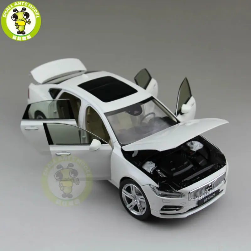 1/18 Volvo S90 T5 литая модель автомобиля игрушки детские подарки для мальчиков девочек белого цвета