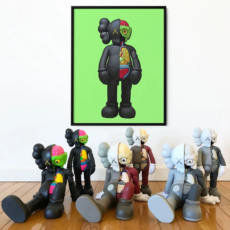 

Sesame Street Dissected Companion Children's Room Porch Bar Restaurant Cafe Home Decor Hanging Painting Collect Model Toy M1148