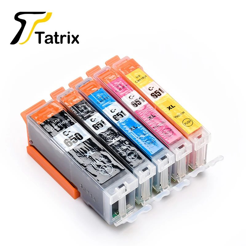 

For Canon PGI-650 CLI-651 5PK Ink Cartridge For Canon PIXMA MG5460/MG5560/MG6360/MG6460/MG7160/PIXMA MX926/MX726/Ip7260