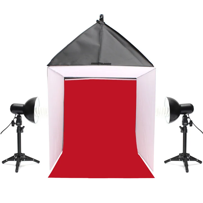 60x60x60cm Camera Photo Photography Studio Softbox Shooting Box Light Tent Kit 24''X 24'' X24'' Photo Studio Accessories