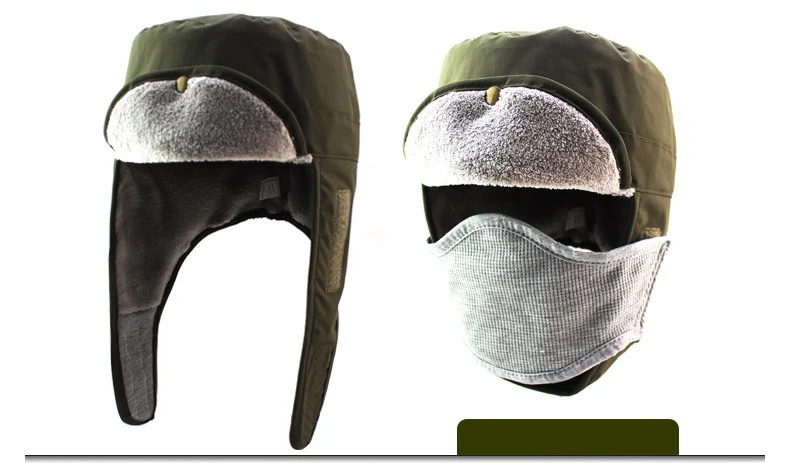 Outfly осень и зима шапки открытый съемный маски для век водостойкие и водонепроницаемая шляпа снег, чтобы предотвратить ветер песок теплая