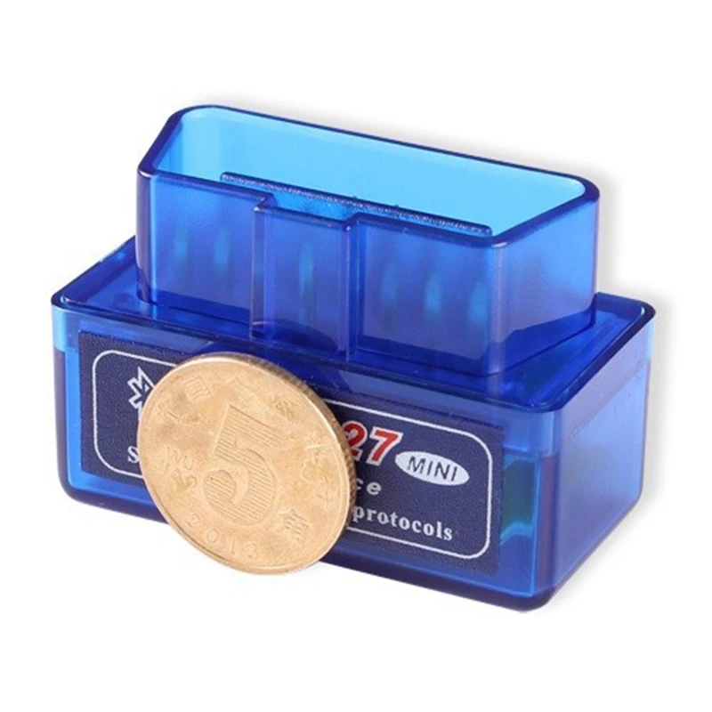 Мини ELM327 Bluetooth 2 0 интерфейс V2.1 V1.5 OBD2 Авто диагностический инструмент ELM 327 работает