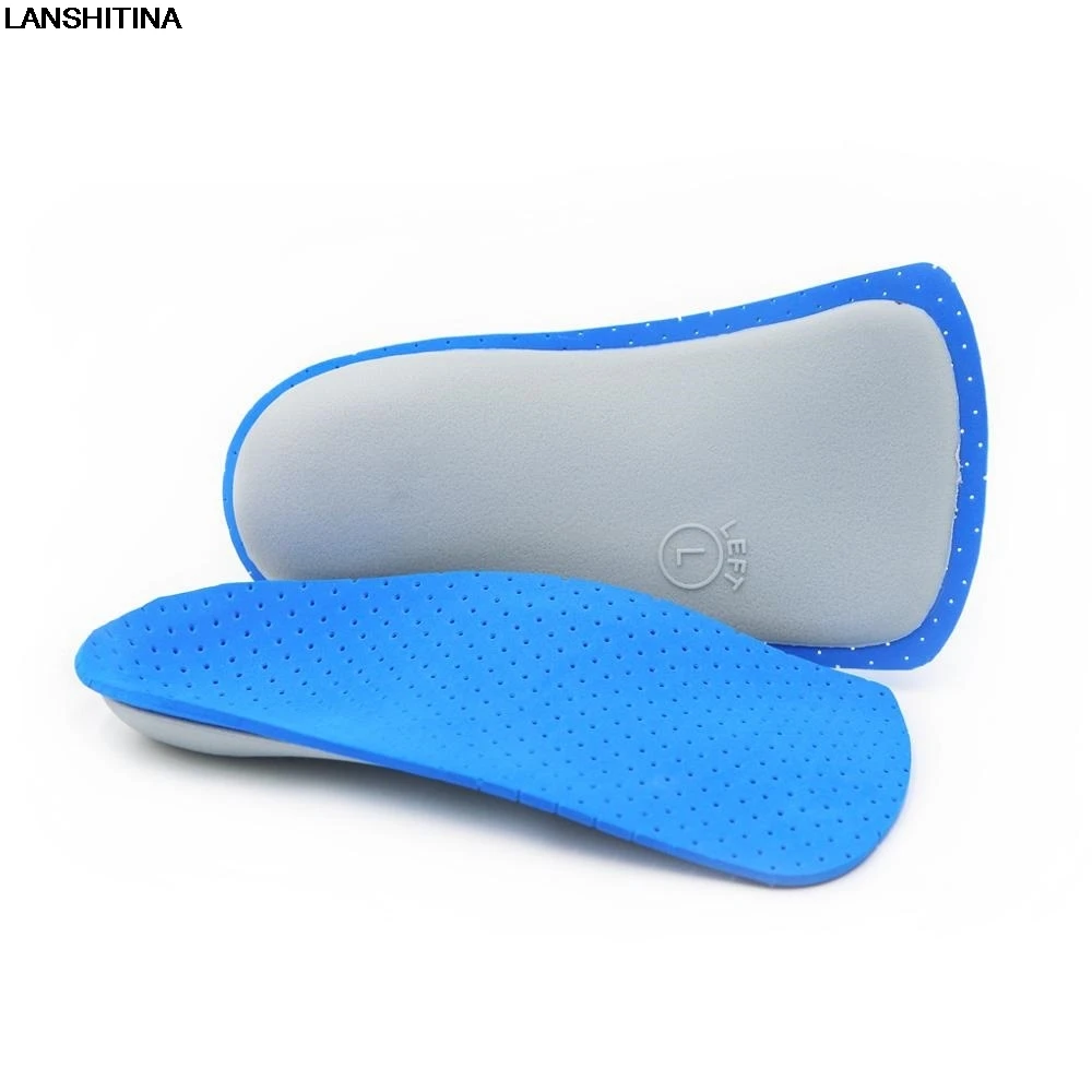 

Eva Heel Inserts Foot Arch Insole Valgus X-shaped Legs O-leg Arch Support Flat Feet Orthopedic Insoles Sweat Breathable Shoe Pad