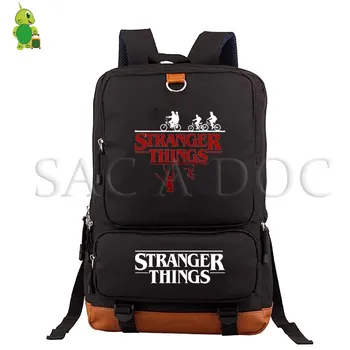 

Stranger Things Backpack School Bags for Teenagers Boys Girls College Student Laptop Backpack Large Capacity Travel Bag
