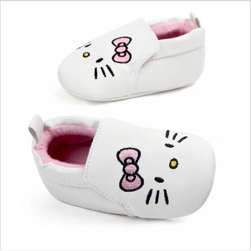 

Lovely Cartoon Baby PU Shoes First Walkers Infants Girls Crib Shoes
