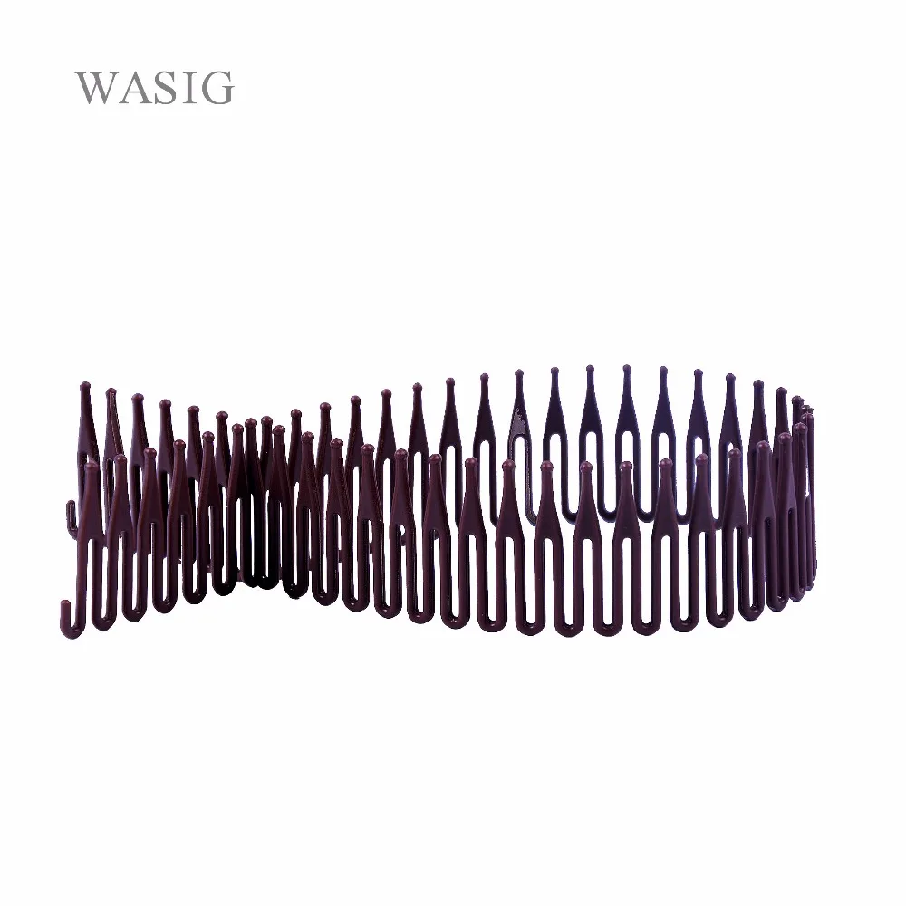 WHOLESALE 12 PCS PVC short wing comb wig clip snap for wig/hair weft