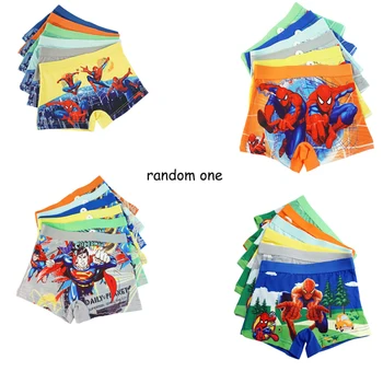 

Cool Marvel Boys Cotton Underwear Movie Comic Boxers Underpants Super Hero Spiderman kids Cotton Panties male Under wear briefs