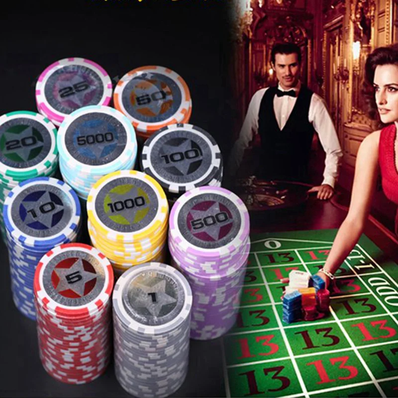 25 PCS/Lot New High quality Poker chips 12g Iron+ABS Casino chips Texas Hold'em Poker Chips Wholesale Pokerstars qenueson
