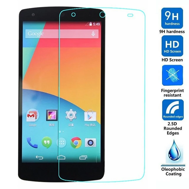 2.5D Закаленное стекло для LG Google Nexus 5 Высококачественная защитная пленка
