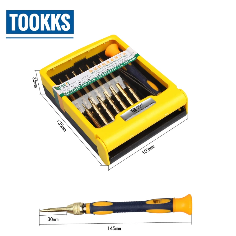 Double head BST 8749 High precision screwdriver set electronics repair