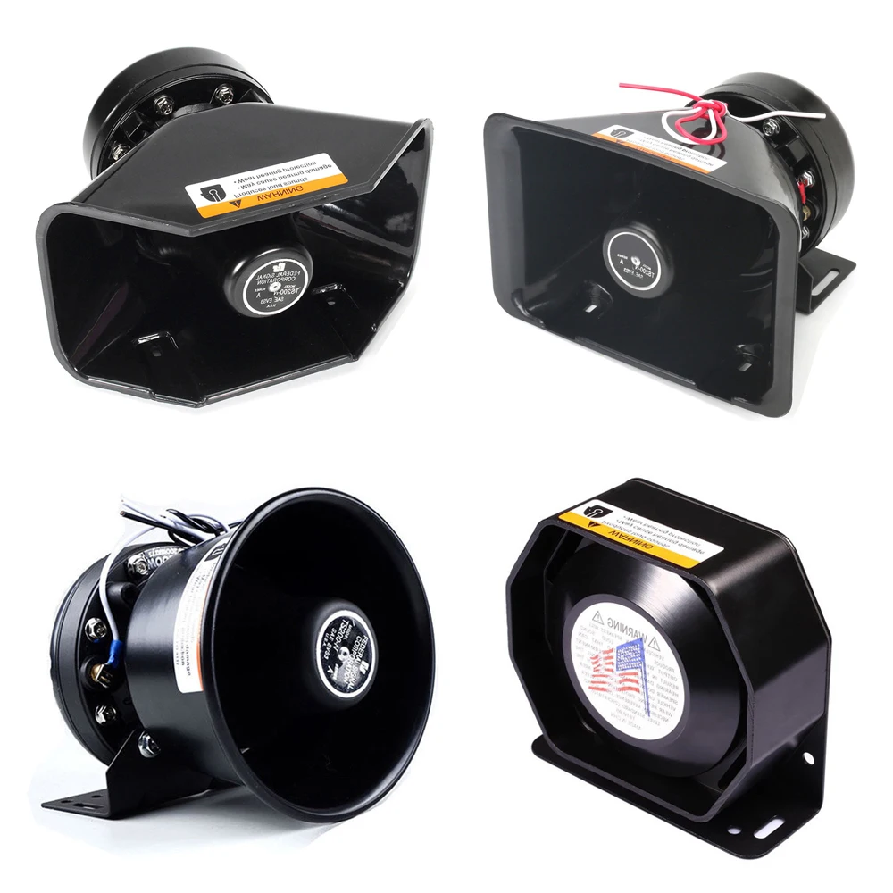 Vehicle Alarm Device super loud speaker siren Police Fire horn