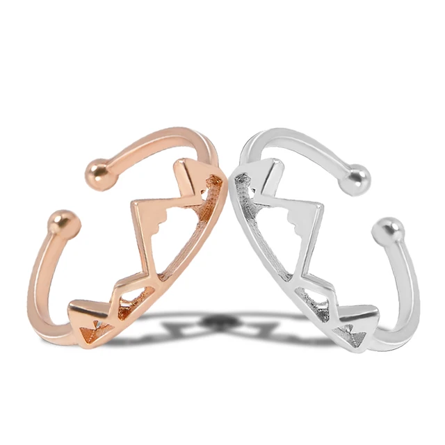 2016 hot selling mountain ring fashion adjustable gold ring of gold wholesale Cu 2016 hot selling mountain ring fashion adjustable gold ring of gold wholesale Cu