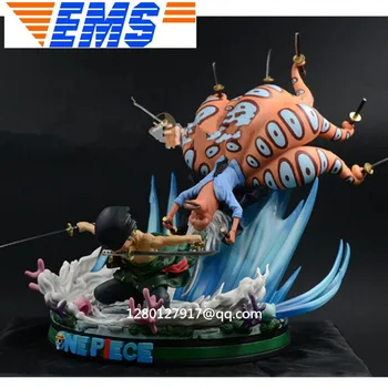 

Statue ONE PIECE Fish Men Island Roronoa Zoro VS Octopus Full-Length Portrait SD Bust GK Action Figure Collectible Model Toy