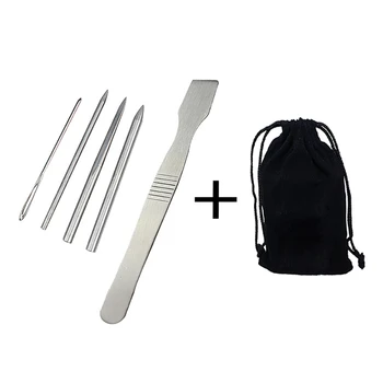 

Paracord Stitching Needles Set Stainless Steel portable Lacing Smoothing Tool For Bracelet Laces Strings DIY outdoor tools
