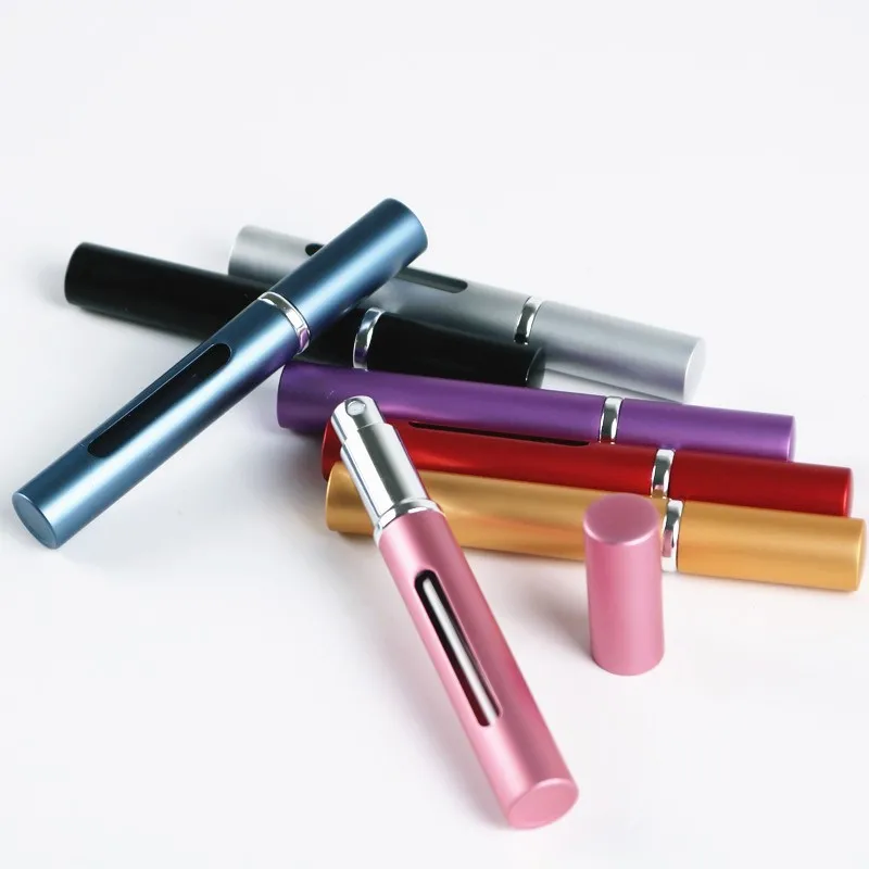 

1PC 5ml Mini Portable Travel Refillable Perfume Atomizer Bottle Perfume Bottle For Spray Scent Pump Housing Travel Accessories