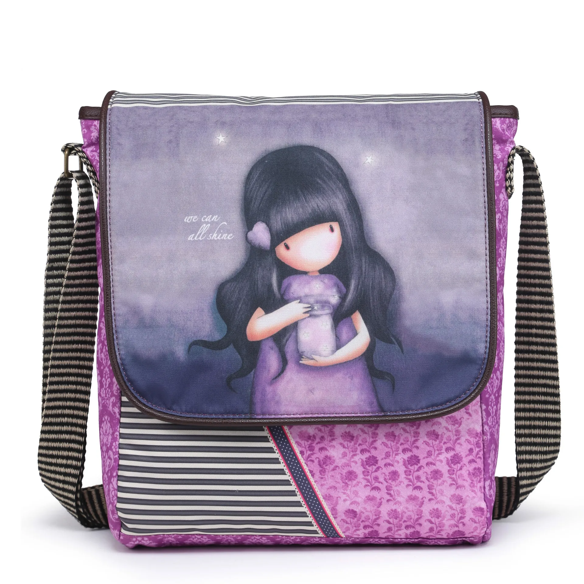 

cartoon shoulder bag school bag