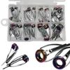 40 piezas 1,8mm-3,2mm colorido pesca Tip Tops reparación Kit Rainbow cerámica anillo hilado de pesca guías Tip Tops Kit ► Foto 1/6