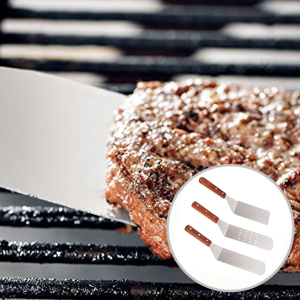 Pokich 3 шт./компл. Сковорода с ручкой лопатка для кухни жареная лопатка для стейков наборы кухонных инструментов