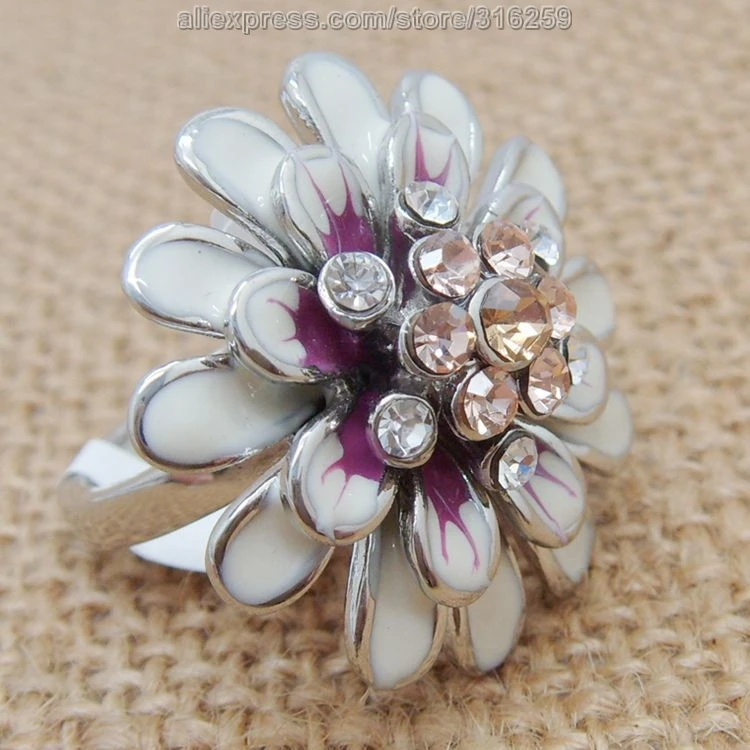 Женское эпоксидное кольцо в виде цветка|jewellery fashion|flower ringstatement ring |