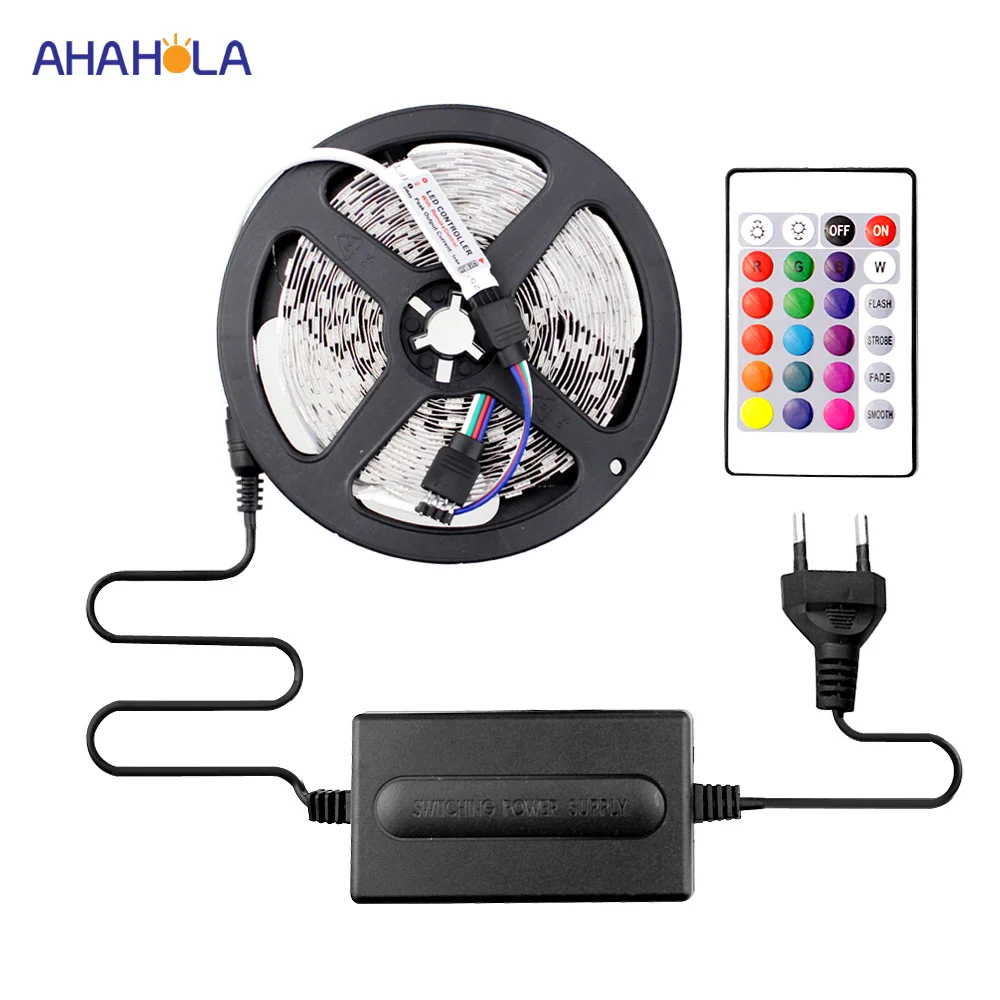 

5m SMD Rgb Led Strip 5050 12v Diode Tape Epistar Ribbon Led Rgb Strip 5050 Waterproof Led Strip Light DC12v Flexible Neon Tira