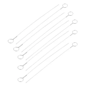 

10Pcs Ni-Cr Alloy 4Mm Dia Inoculating Loop For Lab Microbiology Tissue Culture