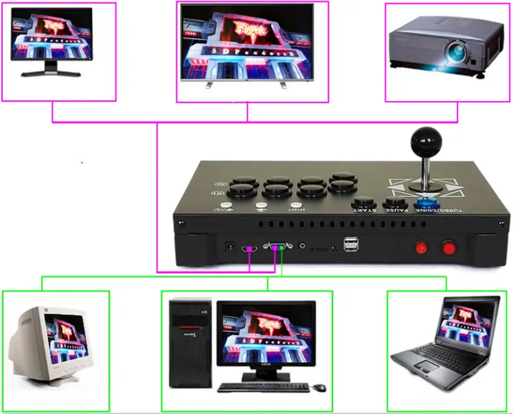 1 player separate arcade game console 6a