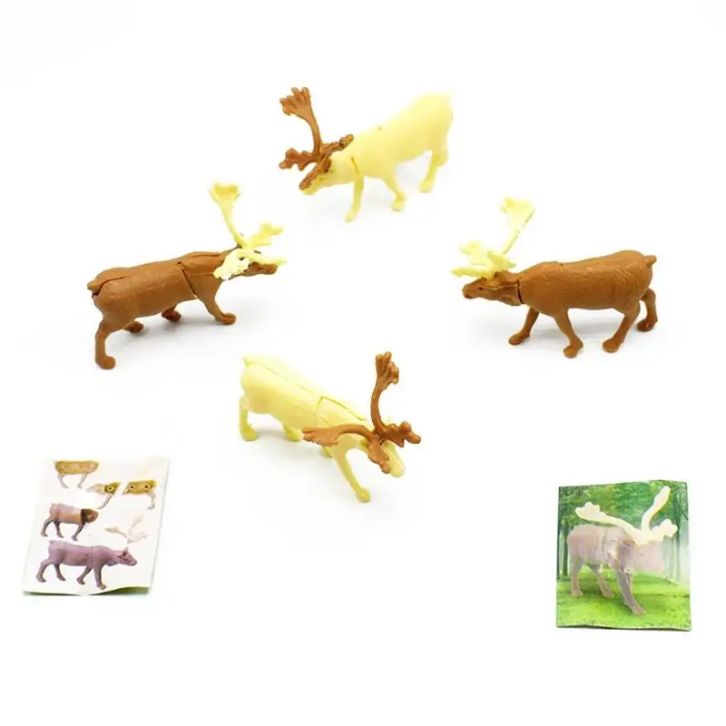 

Decorations Santa Claus Elk Small Toy Christmas Kids DIY Twisted Egg Gifts