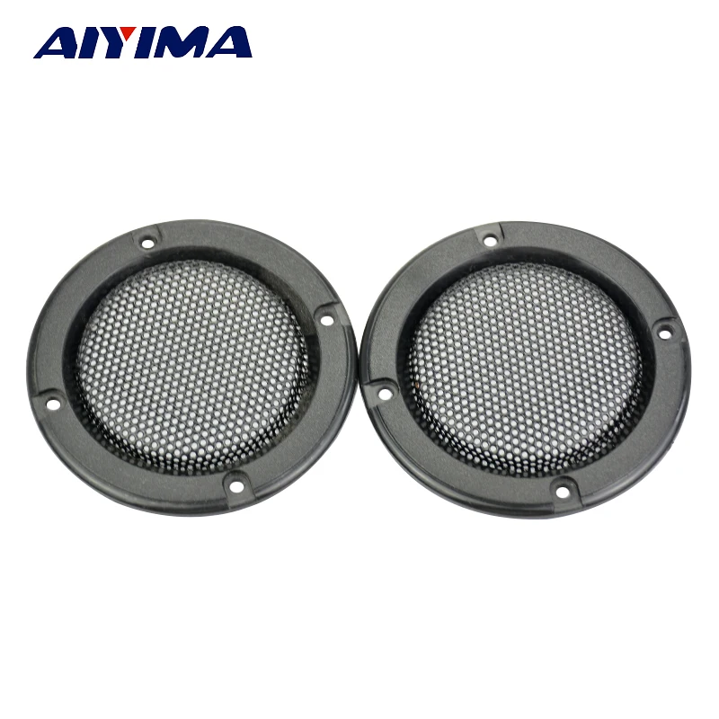 AIYIMA 2Pcs 2Inch Speaker Protective Net Tweeter Grille Waffle Mesk