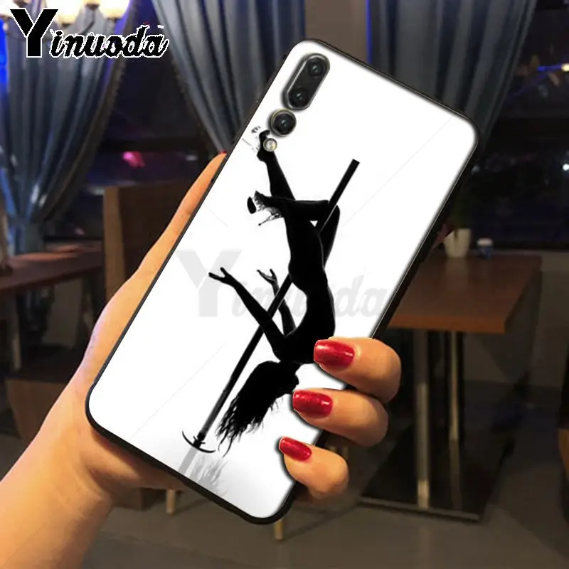 Pole dance dancing girl cartoon