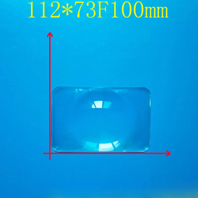 

Optical PMMA Plastic Solar Fresnel Lens Focal Length 100mm Projector Plane Magnifier,Solar Concentrator Lens 112x73mm 1PC