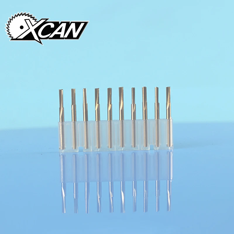 

10 Pieces Shank Diameter 1/8'' (3mm) HSS Micro Wood Milling Knife Router Bits Wood Milling Rotary File Tools