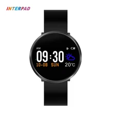 Interpad смарт-браслет IP68 Водонепроницаемый умные часы с определением группы крови, измеряет Давление монитор Фитнес трекер Смарт Браслет для iOS Android Xiaomi