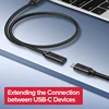 Кабель-удлинитель Ugreen USB C, шнур-удлинитель USB Type C, USB-C Thunderbolt 3 для MacBook Pro, Nintendo Switch, USB 3,1, Удлинительный кабель USB ► Фото 3/6