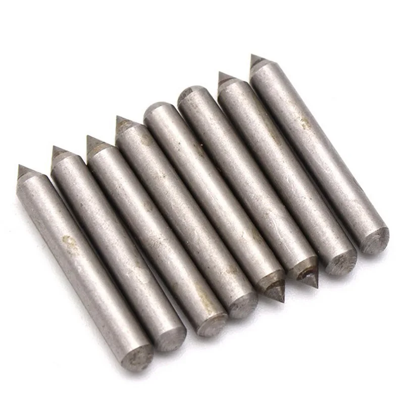 Buy 3mm Lettering Needle Machine Parts Tungsten Steel Chisel Needles Engraving