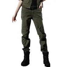 Новые женские Треккинговые повседневные брюки M ilitary Army Combat T actical мульти-карманные брюки женские камуфляжные брюки