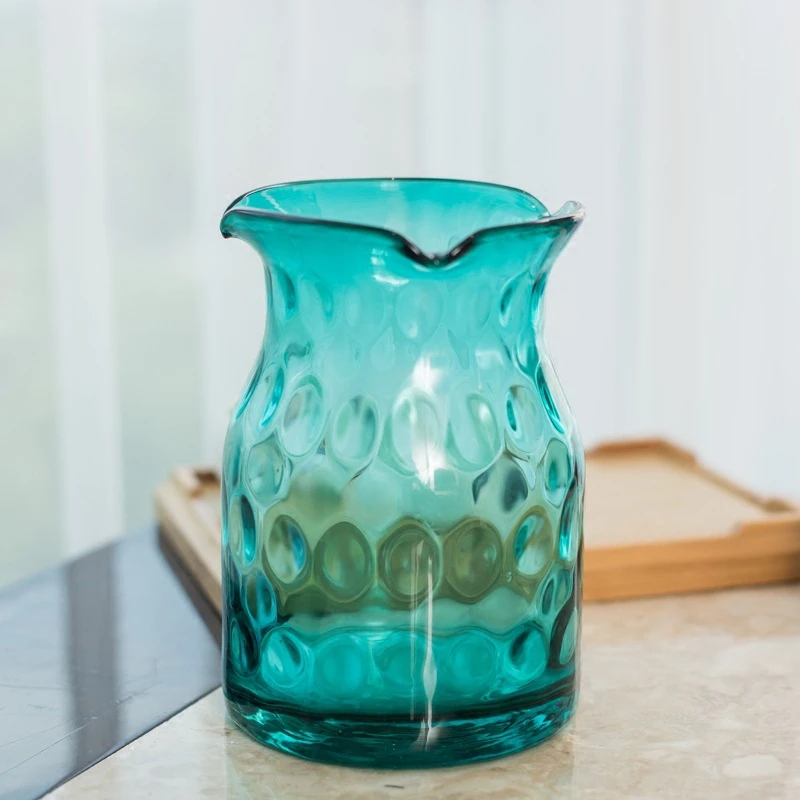 Elegant Home Decor: Simple and Colorful Transparent Glass Vases for Tabletop Flower Ornaments and Plants image 3