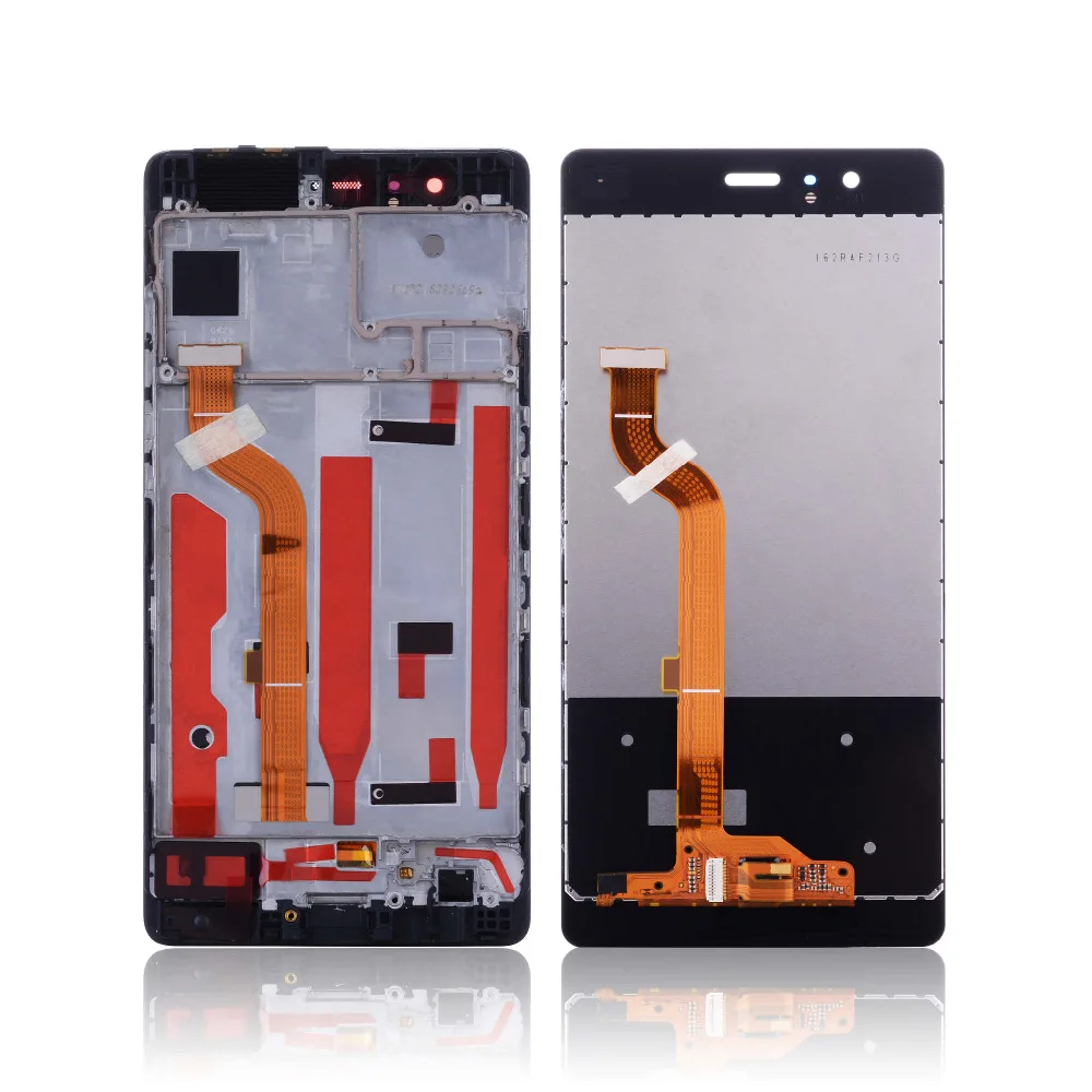 Pаспродажа Дисплей для HUAWEI P9 EVA L09 EVA L19 LCD в сборе с тачскрином на рамке Оригинал 5.2 черный белый золото