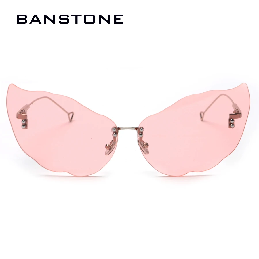 BANSTONE бабочка кошачий глаз Для женщин солнцезащитные очки крылья Ангела объектива Солнцезащитные очки Óculos UV400 очки вождения очки