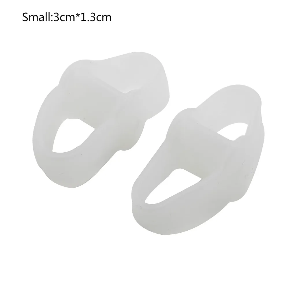 2-5 Holes 2Pcs/set Silicone Protector Toe Separator Corrector Bunion Thumb Valgus Protector Preventing Nail Tools Foot Care - Цвет: Армейский зеленый